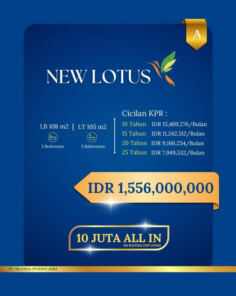 Harga New Lotus 108 105