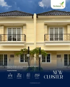 Perumahan The Nature Residence di Sentul 6 rumah tipe new cluster