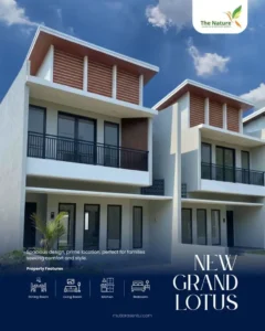 Perumahan The Nature Residence di Sentul 11 rumah tipe new grand lotus